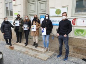 Von links: Susanne Gobl, Ines Lindtner, Celina Hermann, Amelie Eßlbauer, Anna-Theresa Kreuzberger, Michael Traxler